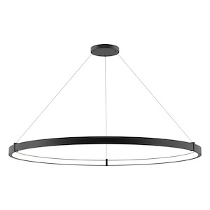 Mucci - 88W 1 Led Large Inward Pendant In Transitional Style - 60 Inches Wide By 2 Inches High - 1212781