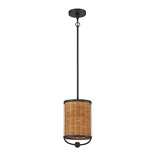 Comparelli - 1 Light Pendant in Transitional Style - 8 Inches Wide by 13.75 Inches High