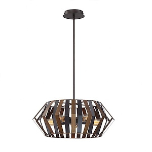 Bevelo - 5 Light Chandelier In Transitional Industrial Style - 2 Inches Wide By 8 Inches High - 1212630