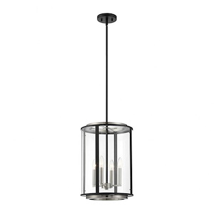 Tambouro - 4 Light Pendant In Transitional Modern Style - 13 Inches Wide By 18 Inches High