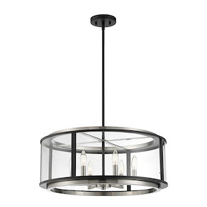 Tambouro - 6 Light Pendant In Transitional Modern Style - 24 Inches Wide By 11 Inches High - 1212633