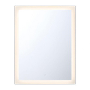 LED Mirror - 56W LED Medium Mirror in Contemporary Glam Style - 28 Inches Wide by 36 Inches High - 1050054