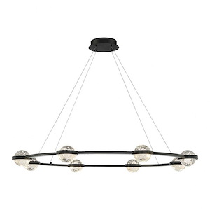 Circolo - 48W 8 Led Chandelier In Contemporary Modern Style - 47.5 Inches Wide By 4 Inches High - 1212860