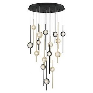 Barletta - 90W 16 LED Chandelier in Posh & Luxe Modern Style - 32 Inches Wide by 23.5 Inches High - 1050036