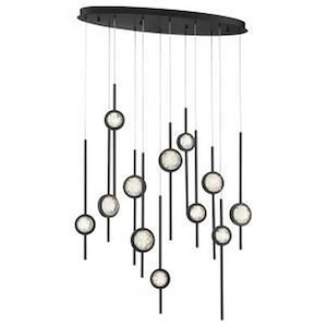 Barletta - 68W 12 LED Chandelier in Posh & Luxe Modern Style - 12 Inches Wide by 23.5 Inches High - 1050037