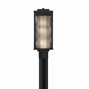 Brama - 23W 1 Led Outdoor Post Mount In Transitional Style 16.5 Inches Tall And 6.25 Inches Wide