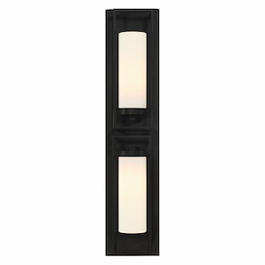 Ren - 2 Light Outdoor Wall Mount In Modern Style 36 Inches Tall And 8 Inches Wide