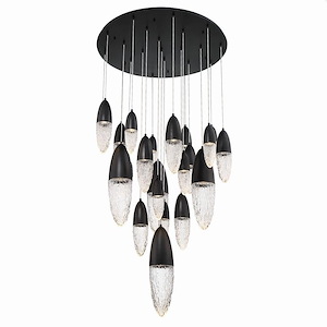 Ecrou - 154W 22 LED Chandelier In Modern and Contemporary Style-24 Inches Tall and 39.75 Inches Wide - 1105648