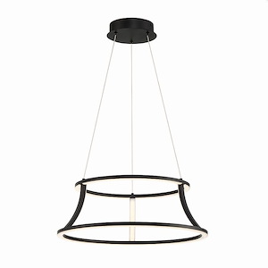 Cadoux - 54W 1 LED Chandelier In Trasitional and Traditional Style-7 Inches Tall and 20 Inches Wide - 1105629