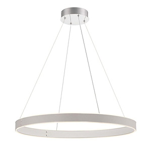 Verdura - 70W 1 LED Chandelier In Modern and Contemporary Style-2 Inches Tall and 28.5 Inches Wide