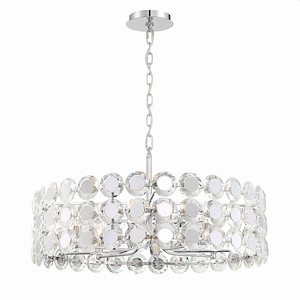 Perrene - 8 Light Chandelier In Modern And Contemporary Style-15.5 Inches Tall And 31.5 Inches Wide