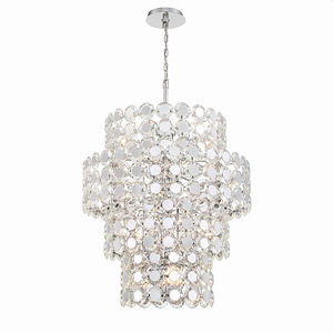 Perrene - 24 Light Chandelier In Modern And Contemporary Style-45 Inches Tall And 31.5 Inches Wide