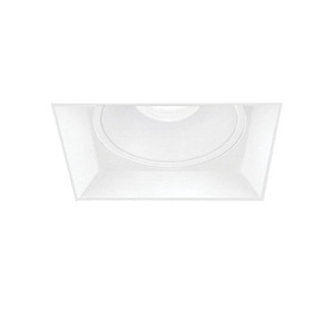 Midway - 15W 1 LED 2 Inch Trimless Square Fixed Downlight (Set of 2) In Contemporary Style-5.56 Inches Tall and 2.75 Inches Wide