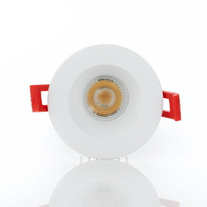 Midway - 15W 1 LED 2 Inch High Output Round Fixed Downlight (Set of 2) In Contemporary Style-5 Inches Tall and 3.13 Inches Wide - 1300813