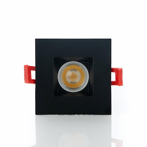 Midway - 15W 1 LED 2 Inch High Output Square Fixed Downight In Contemporary Style-5.13 Inches Tall and 3.13 Inches Wide