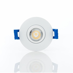 Midway - 5W 1 LED 2 Inch Mini Round Gimbal (Set of 2) In Contemporary Style-1.63 Inches Tall and 2.5 Inches Wide