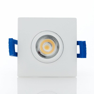 Midway - 5W 1 LED 2 Inch Mini Square Gimbal (Set of 2) In Contemporary Style-1.5 Inches Tall and 2.56 Inches Wide - 1300819