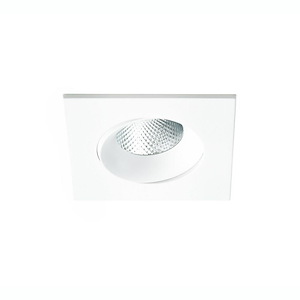 Midway - 12W 1 LED 3.5 Inch Square Regressed Gimbal (Set of 2) In Contemporary Style-3.25 Inches Tall and 4.38 Inches Wide
