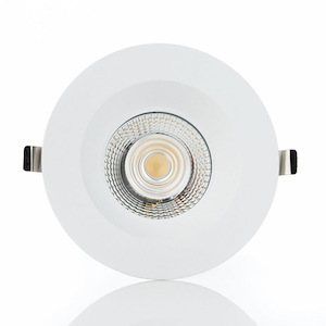 Midway - 24W 1 LED 6 Inch Round Fixed Downlight (Set of 2) In Contemporary Style-3 Inches Tall and 7.25 Inches Wide - 1300837
