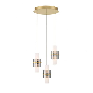 Rola - 144W 6 LED Pendant In Contemporary Style-9.5 Inches Tall and 14.5 Inches Wide