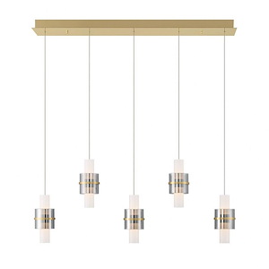 Rola - 400W 10 LED Pendant In Contemporary Style-9.5 Inches Tall and 6 Inches Wide - 1299200