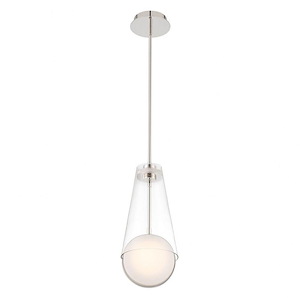 Solari - 16W 2 LED Pendant In Contemporary Style-18.75 Inches Tall and 8 Inches Wide