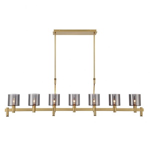 Decato - 7 Light Chandelier In Contemporary Style-15.5 Inches Tall and 8.5 Inches Wide