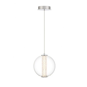 Atomo - 7W 1 LED Pendant In Contemporary Style-9.25 Inches Tall and 8.75 Inches Wide - 1299222