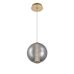 Atomo - 7W 1 LED Pendant In Contemporary Style-9.25 Inches Tall and 8.75 Inches Wide - 1299222