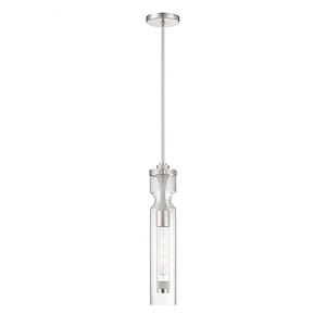 Mistero - 1 Light Pendant In Industrial  Style-20 Inches Tall and 4 Inches Wide