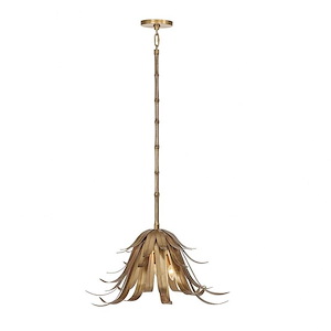 Kagra - 3 Light Pendant In Modern Style-14.5 Inches Tall and 24 Inches Wide - 1299231