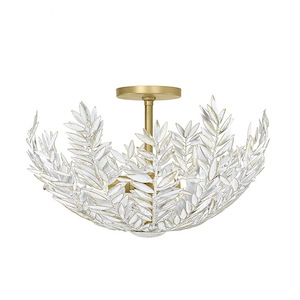 Jalore - 3 Light Semi-Flush Mount In Modern Style-14 Inches Tall and 22 Inches Wide - 1299237