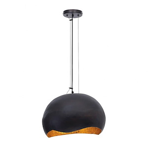 Baleia - 2 Light Pendant In Modern Style-12 Inches Tall and 18 Inches Wide - 1299240