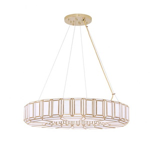 Belmont - 12 Light Chandelier In Contemporary Style-7 Inches Tall and 37 Inches Wide - 1299254