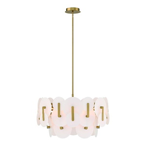 Nuvola - 74W 2 LED 2-Tier Chandelier-14.5 Inches Tall and 24 Inches Wide - 1334832