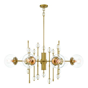Traiton - 9 Light Chandelier-24.5 Inches Tall and 48 Inches Wide - 1334835