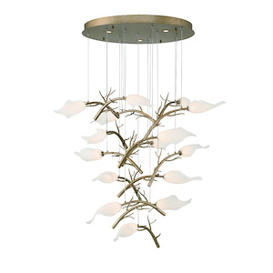 Matera - 56W 15 LED Chandelier-180 Inches Tall and 32 Inches Wide - 1334838