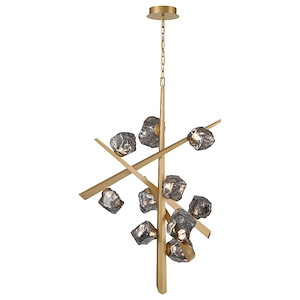 Thorah - 24W 10 LED Chandelier-46.5 Inches Tall and 36 Inches Wide - 1334842