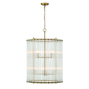 Glasbury - 8 Light Pendant-33.5 Inches Tall and 22 Inches Wide - 1334844