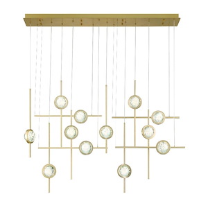 Barletta - 72W 12 LED Chandelier-23.5 Inches Tall and 7.75 Inches Wide - 1334849