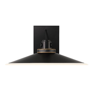 Deckard - 14W 1 LED Wall Sconce-8.5 Inches Tall and 16 Inches Wide