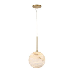 Kepler - 10W 1 LED Pendant-14.75 Inches Tall and 8 Inches Wide