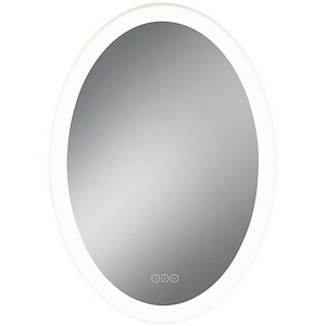 Odessa - 31W 1 LED Oval Mirror-35 Inches Tall and 25 Inches Wide - 1334895