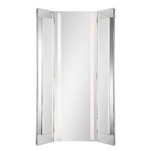Trias - 60W 1 LED Trifold Mirror-60 Inches Tall and 43.5 Inches Wide - 1334903