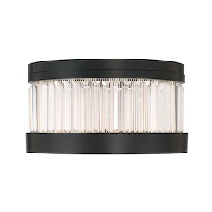 Empra - 42W 1 LED Flush Mount-8.5 Inch Tall and 15.75 Inch Wide