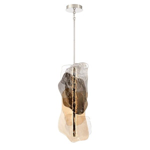 Grotto - 30W 1 LED Pendant-36 Inch Tall and 8.5 Inch Wide - 1399010