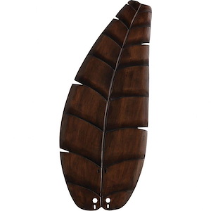 Accessory - Oval Leaf Carved Wood Blade (Set of 5)-0.5 Inches Tall and 60 Inches Wide