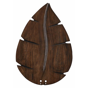 Accessory - 26 Inch Wide Oval Leaf Carved Wood Blades