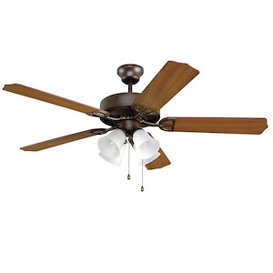 Aire Decor 5 Blade Ceiling Fan with Pull Chain Control and Includes Light Kit - 52 Inches Wide by 18.7 Inches High - 408912