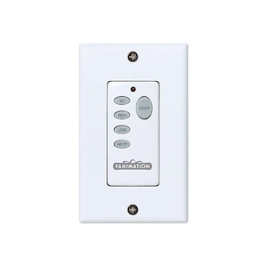 Accessory - 3 Speed Non-Reversing Fan and Light Wall Control-1.8 Inches Tall and 2.76 Inches Wide